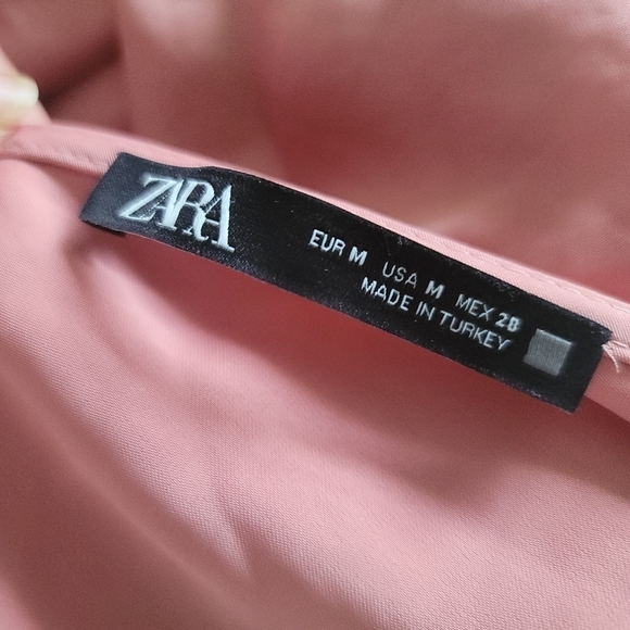 Zara Maxi Party Dress Size Medium in Dusty Pink Size  Medium - Picture 8 of 13